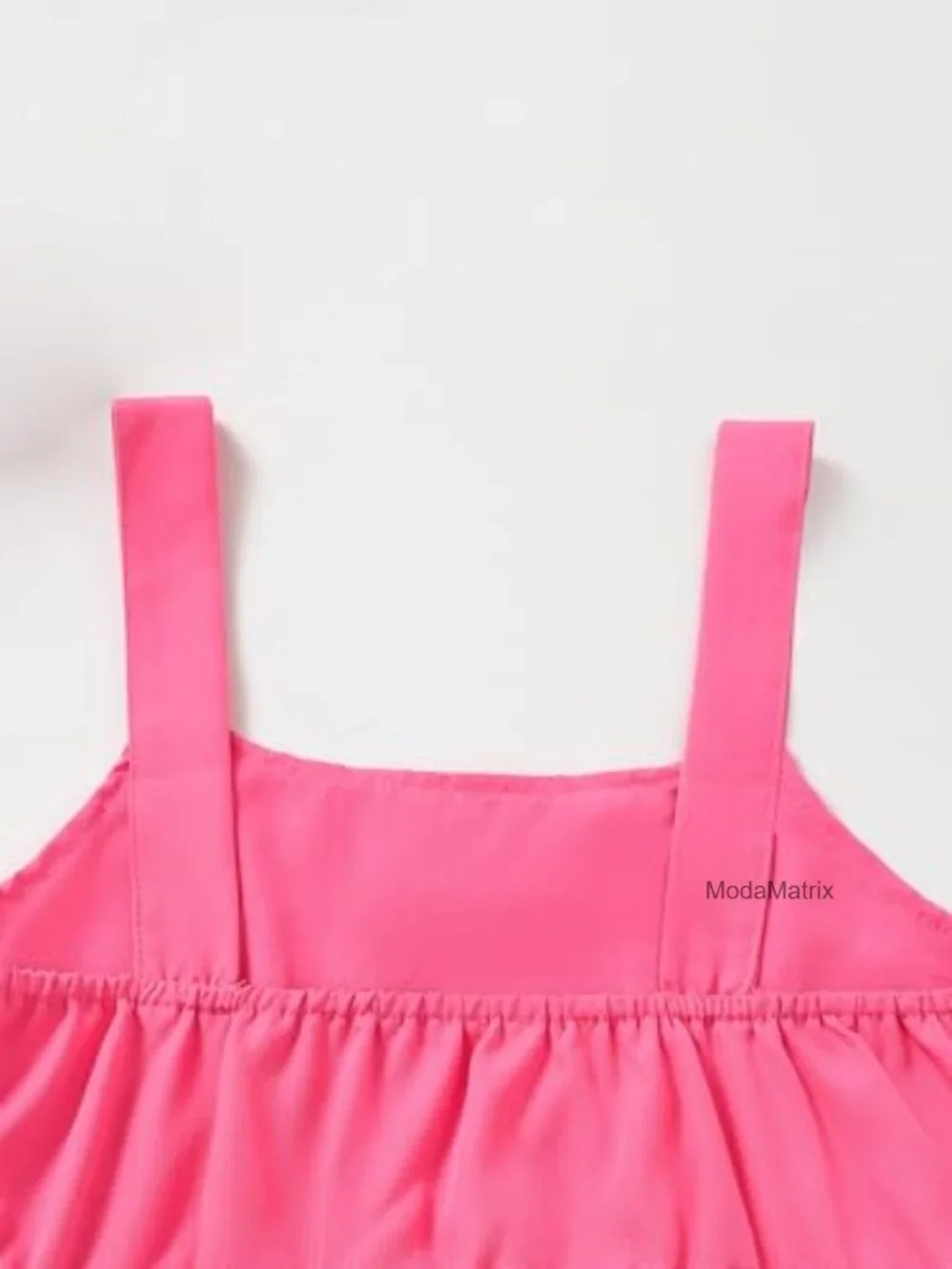 Girls Sleeveless Ruffle Tank Top and High Waist Shorts Set, Summer 2 Piece